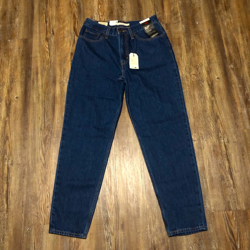 Levi's 80s Mom Jeans Women's 27 Dark Wash High Rise Relaxed Premium Denim NWT